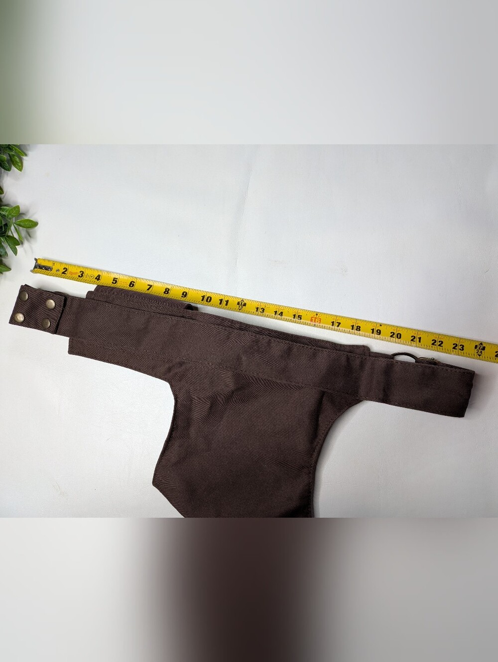 Lakhays Renaissance Faire Festival Lace Utility Hip Belt Pouch Bag Brown - Picture 8 of 10